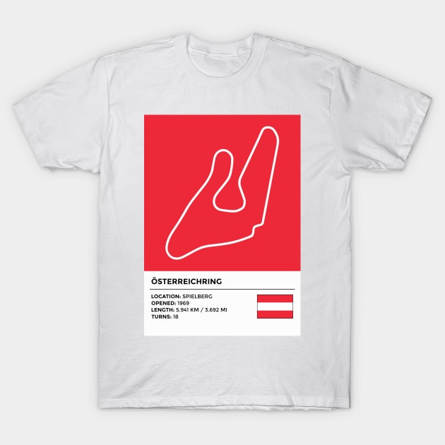Österreichring [info] T-Shirt by sednoid